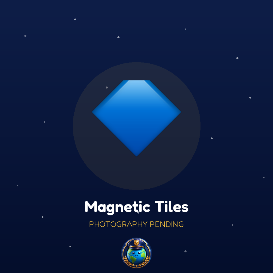 Magnetic Building Tiles (100 pc)