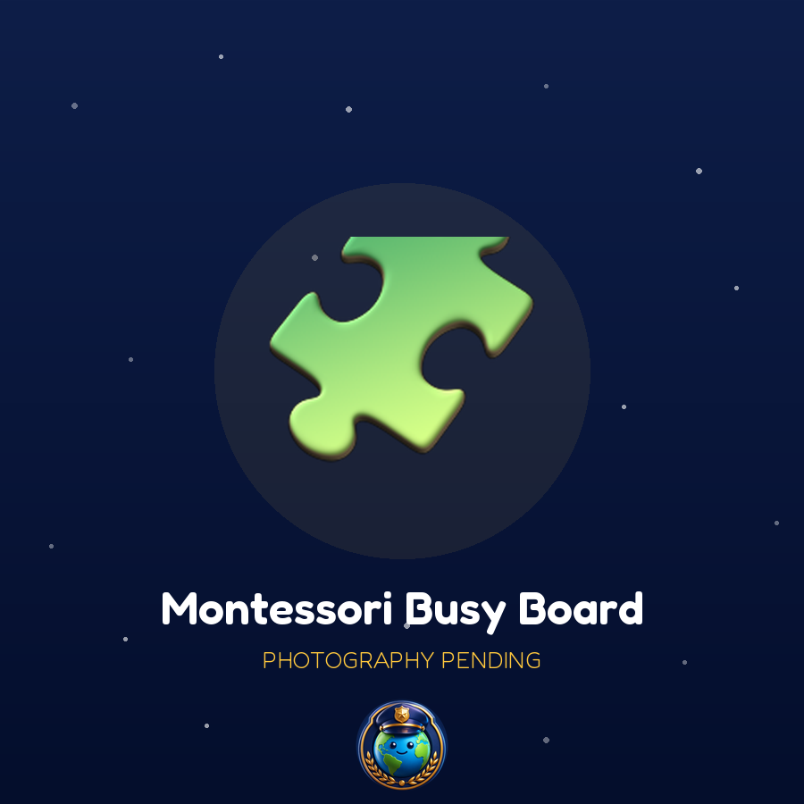 Montessori Busy Board — Toddler Activity Panel