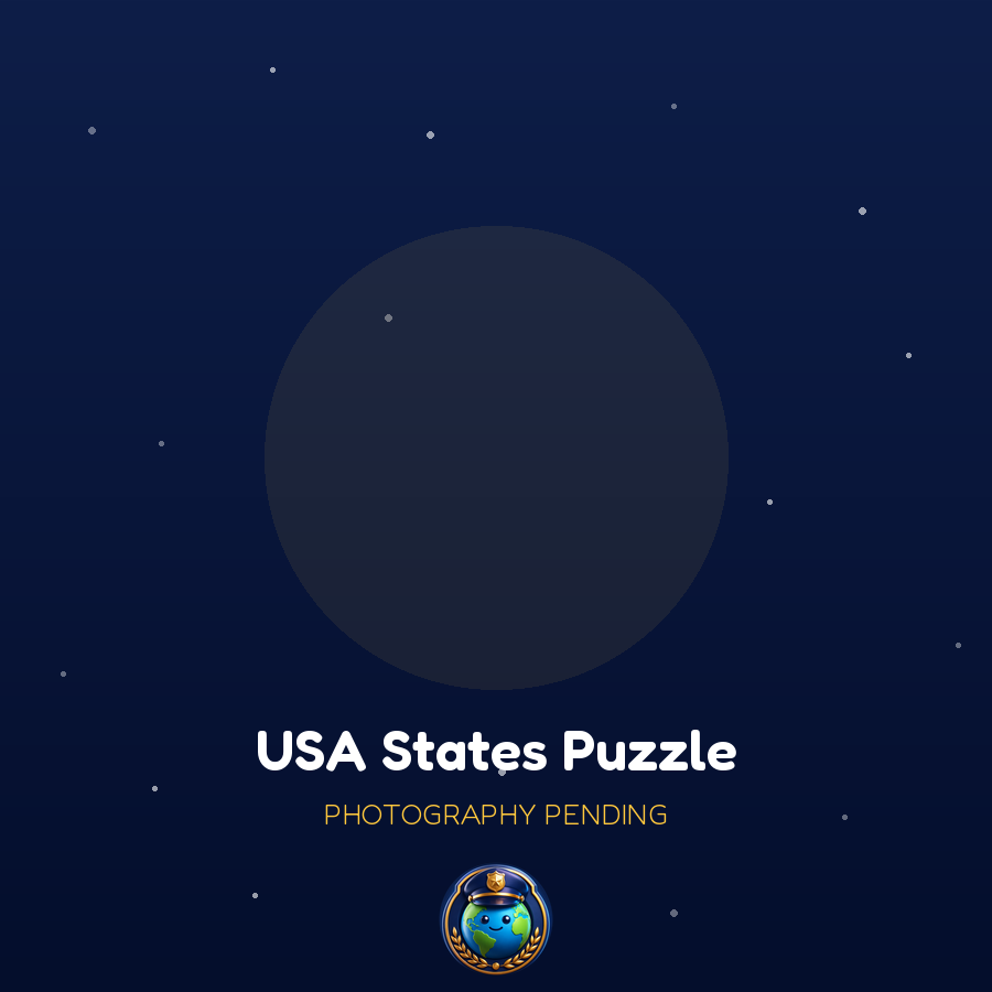 USA States & Capitals Puzzle